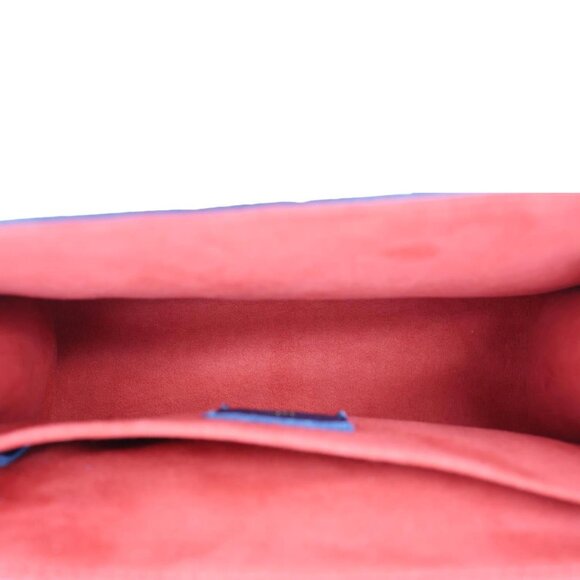 Louis Vuitton  Saint Sulpice PM Empreinte Leather Crossbody Bag Navy Blue - Picture 14 of 16